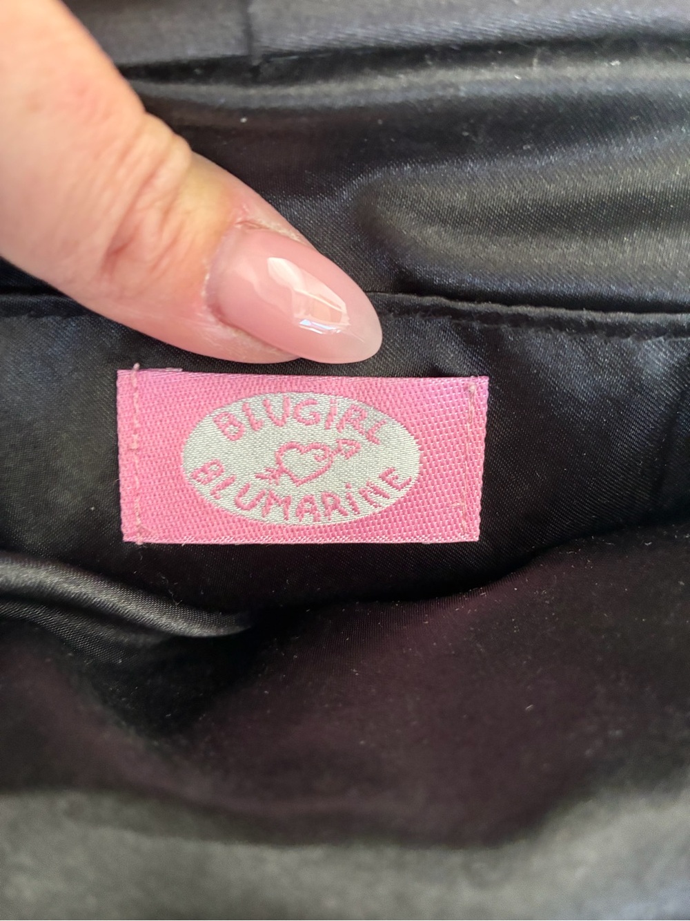 Y2K BLUGIRL BLUMARINE Satin Bag - Picture 8 of 8